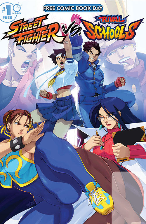 FREE COMIC BOOK DAY 2025: STREET FIGHTER VS. RIVAL SCHOOLS #1