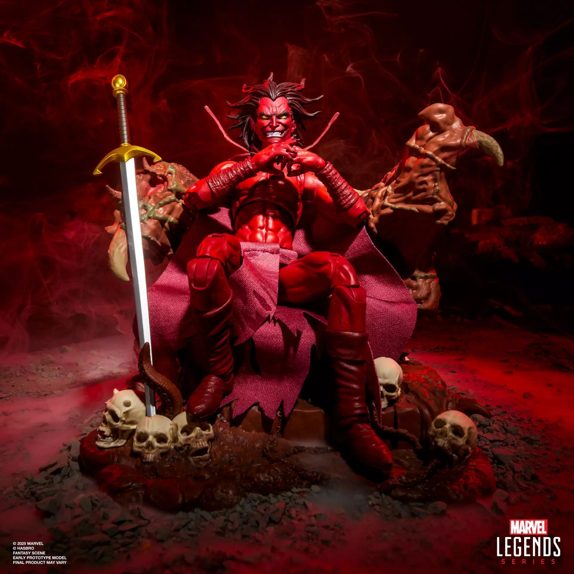 Marvel Legends Series Marvel's Mephisto with Infernal Throne