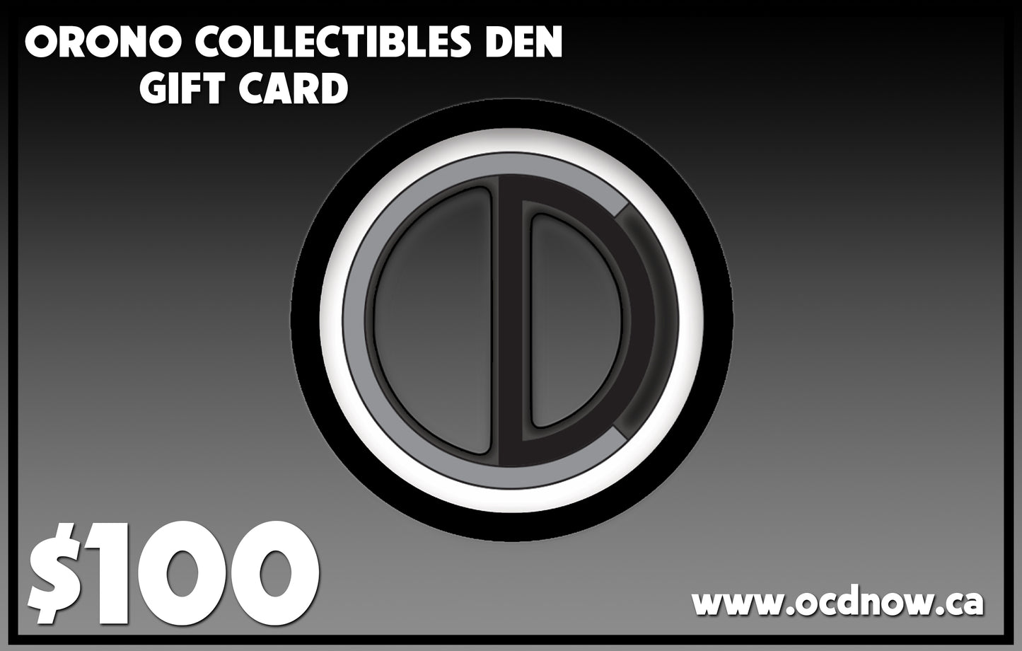 OCD Orono Collectibles Den Gift Cards