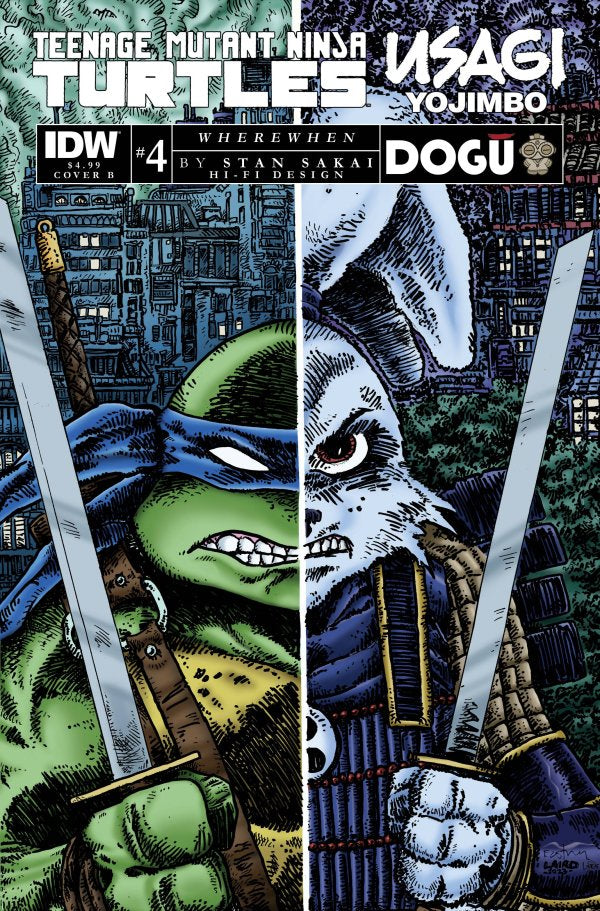 TEENAGE MUTANT NINJA TURTLES/USAGI YOJIMBO: WHEREWHEN #4 (2023)