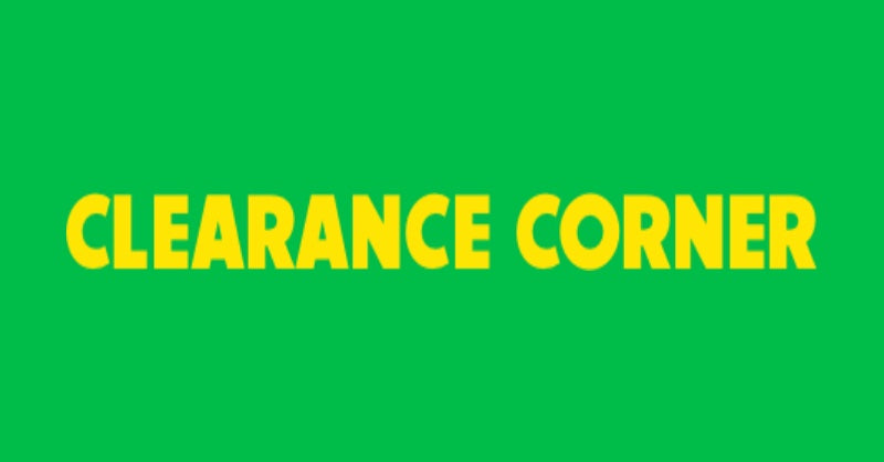 CLEARANCE CORNER