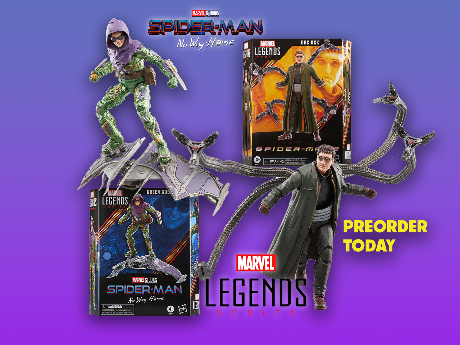 Marvel Legends Series Spider-Man: No Way Home Deluxe Figure Preorder