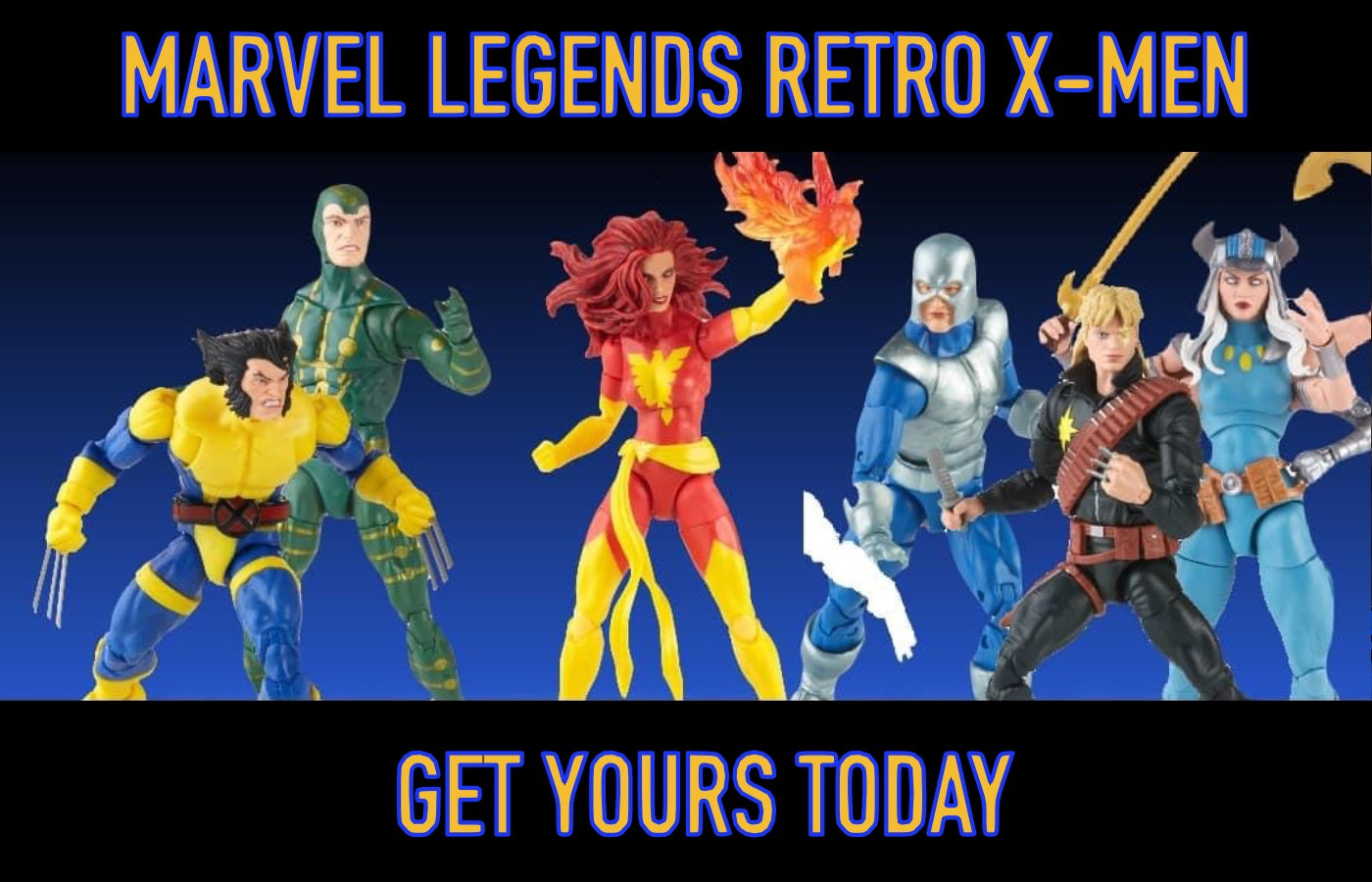 MARVEL LEGENDS RETRO X-MEN WAVE