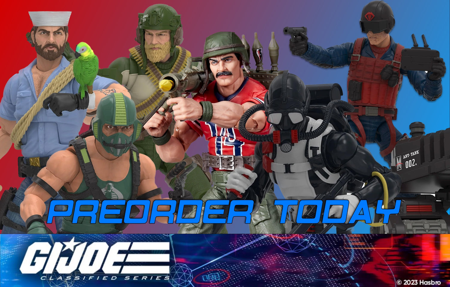 GI JOE CLASSIFIED SERIES PREORDER