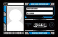 BLANK JUSTICE LEAGUE MEMBERSHIP CARD REPLICA
