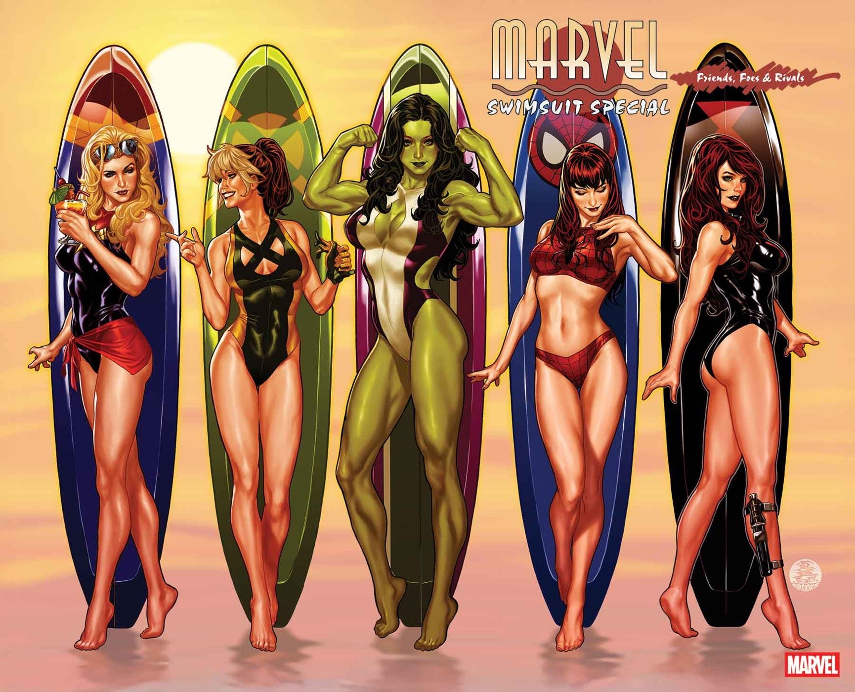 MARVEL SWIMSUIT SPECIAL: FRIENDS, FOES & RIVALS #1