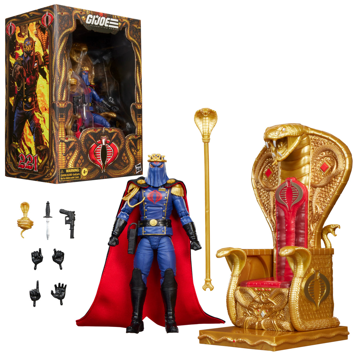 G.I. Joe Classified Series #221, Cobra Commander (Dress Uniform and Throne)