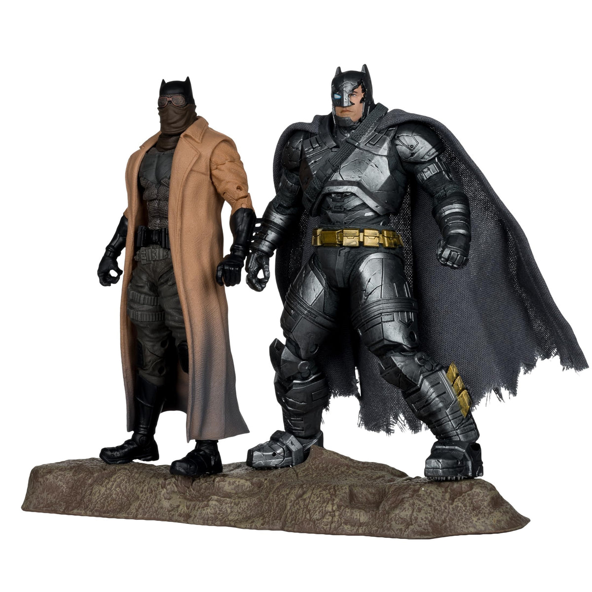 DC Multiverse Collector Edition 2-Pack Knightmare Batman & Armored Batman (BvS) (Gold Label)