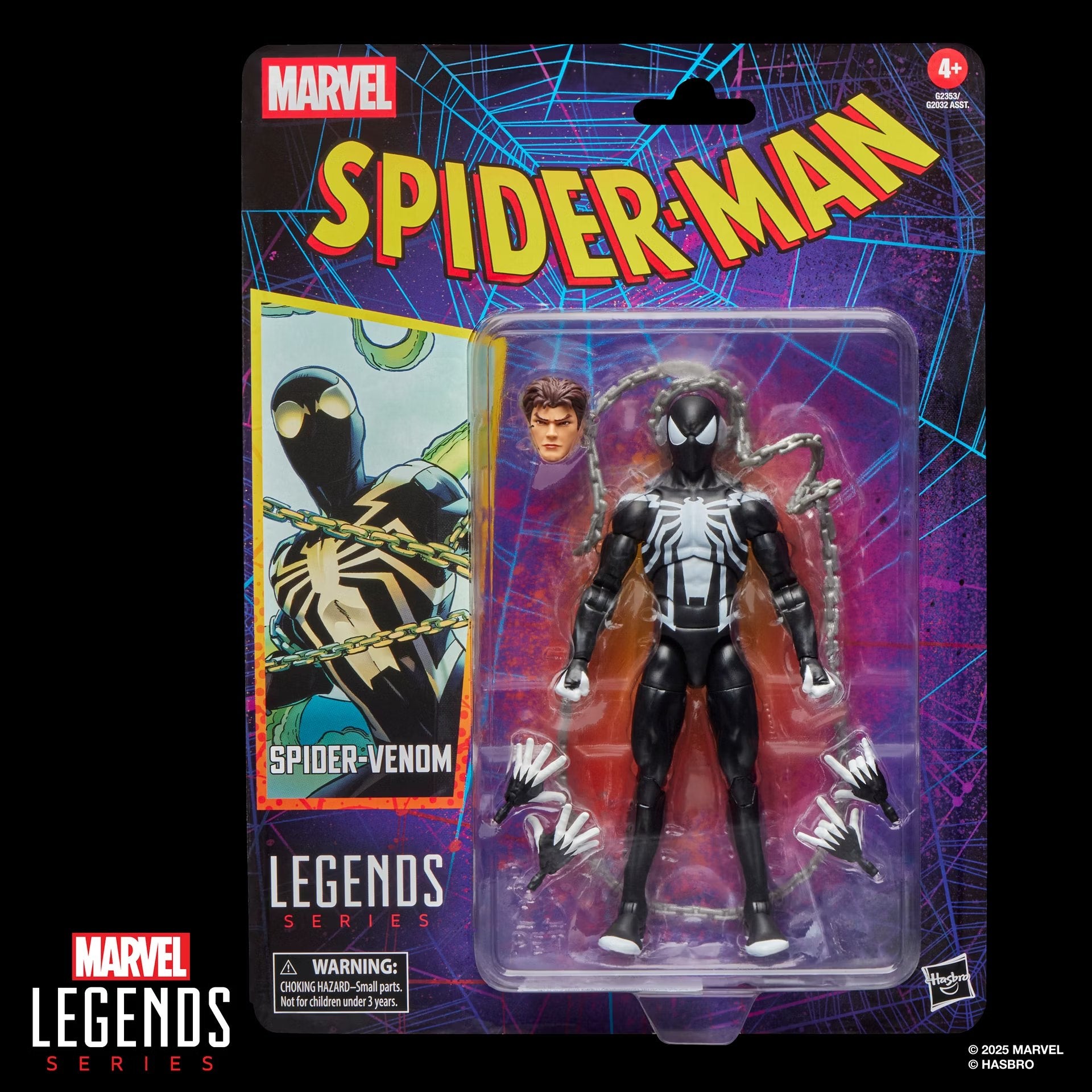 Spider-Man VENOM コールドキャスト製 フィギュア 置物 Spider-Man Maximum Venom Titan Hero Spider-Man Vs. Venom with Mask