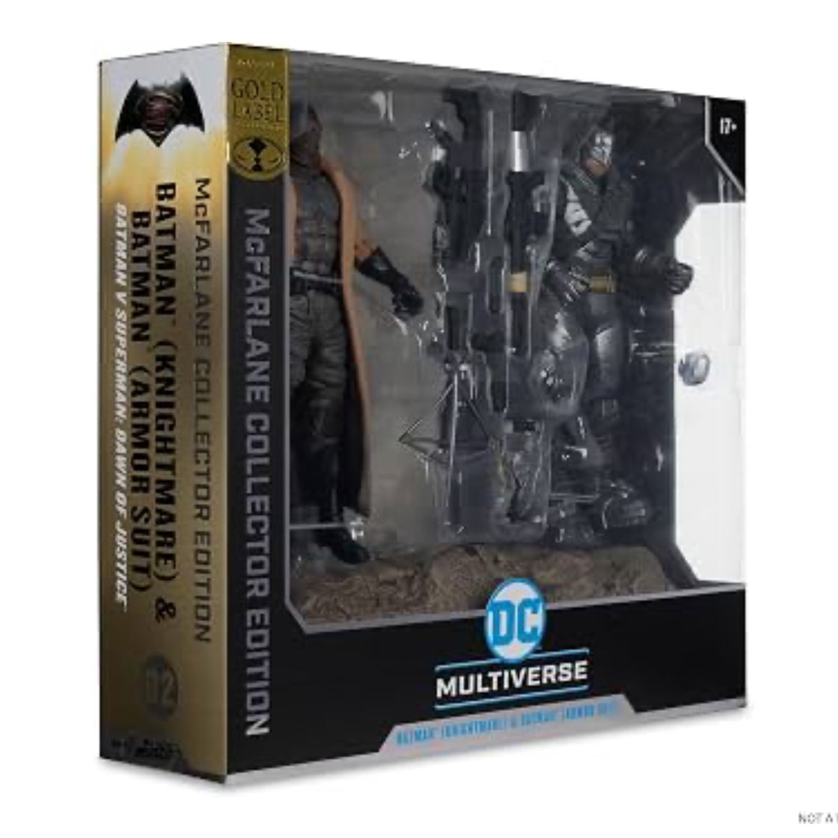 DC Multiverse Collector Edition 2-Pack Knightmare Batman & Armored Batman (BvS) (Gold Label)