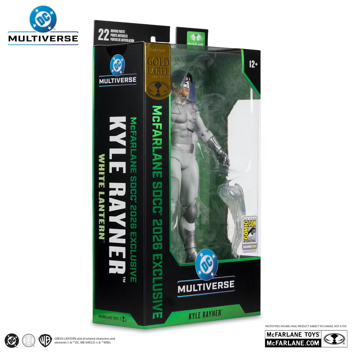 DC Multiverse Kyle Rayner (White Lantern) 2026 SDCC Gold Label Exclusive