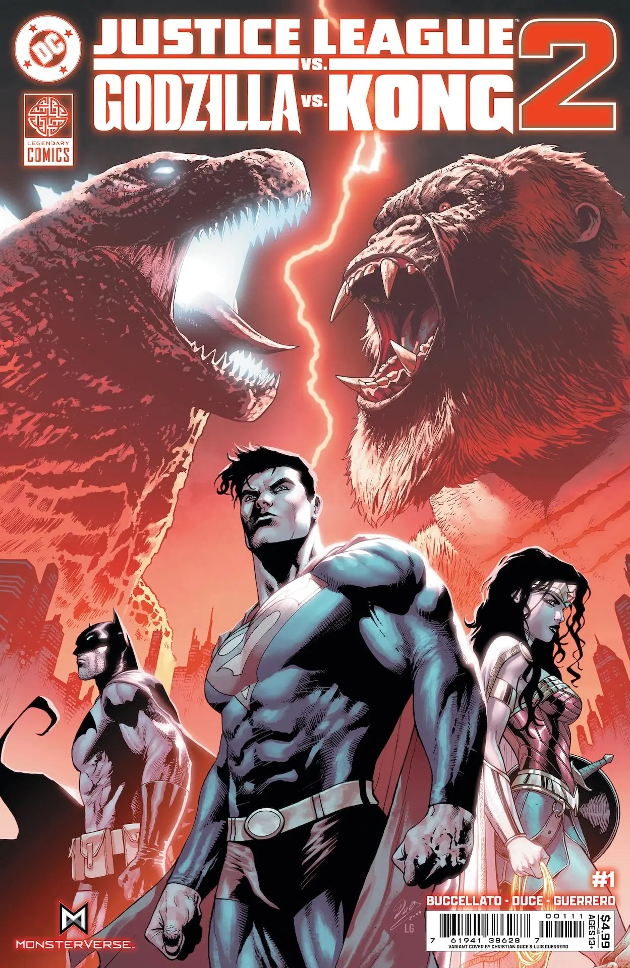 JUSTICE LEAGUE VS GODZILLA VS KONG 2 #1 (OF 7)