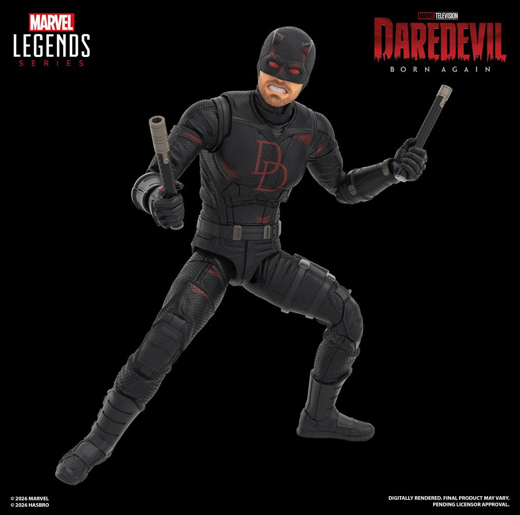 Marvel Legends Series Daredevil: Born Again Daredevil & Jessica Jones Action Figures (2-Pack)