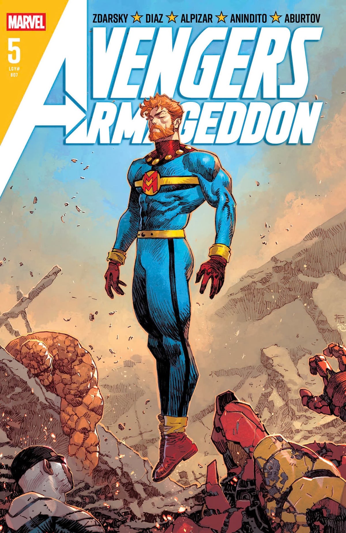 Miracle Man introduced into Avengers lineup cover