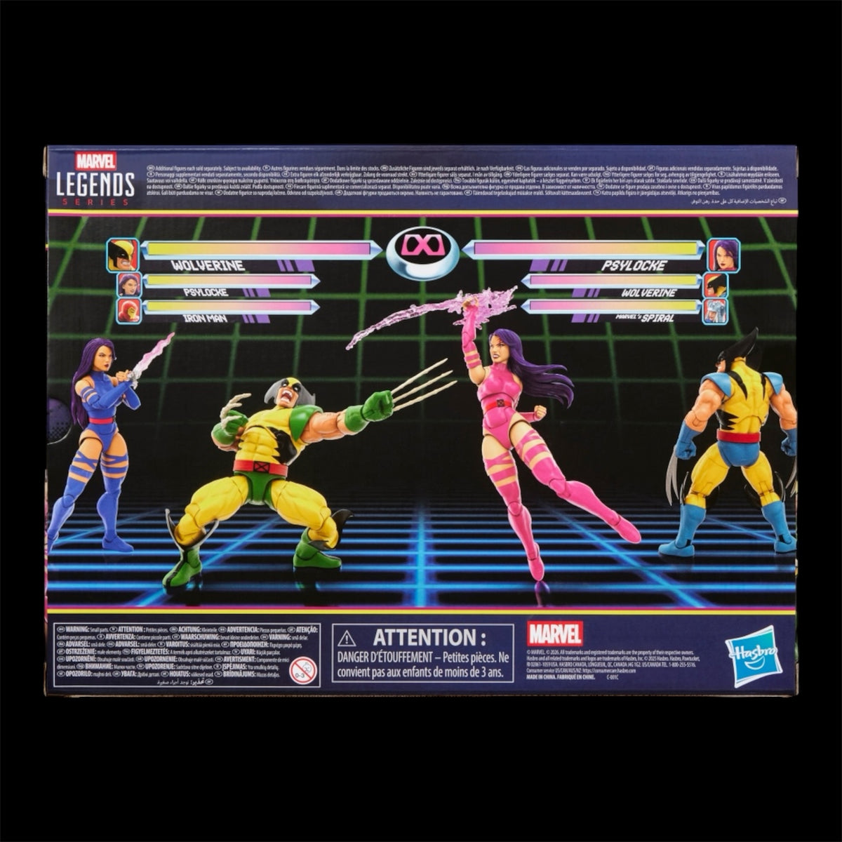 Marvel Legends Series Marvel Games Wolverine vs Psylocke