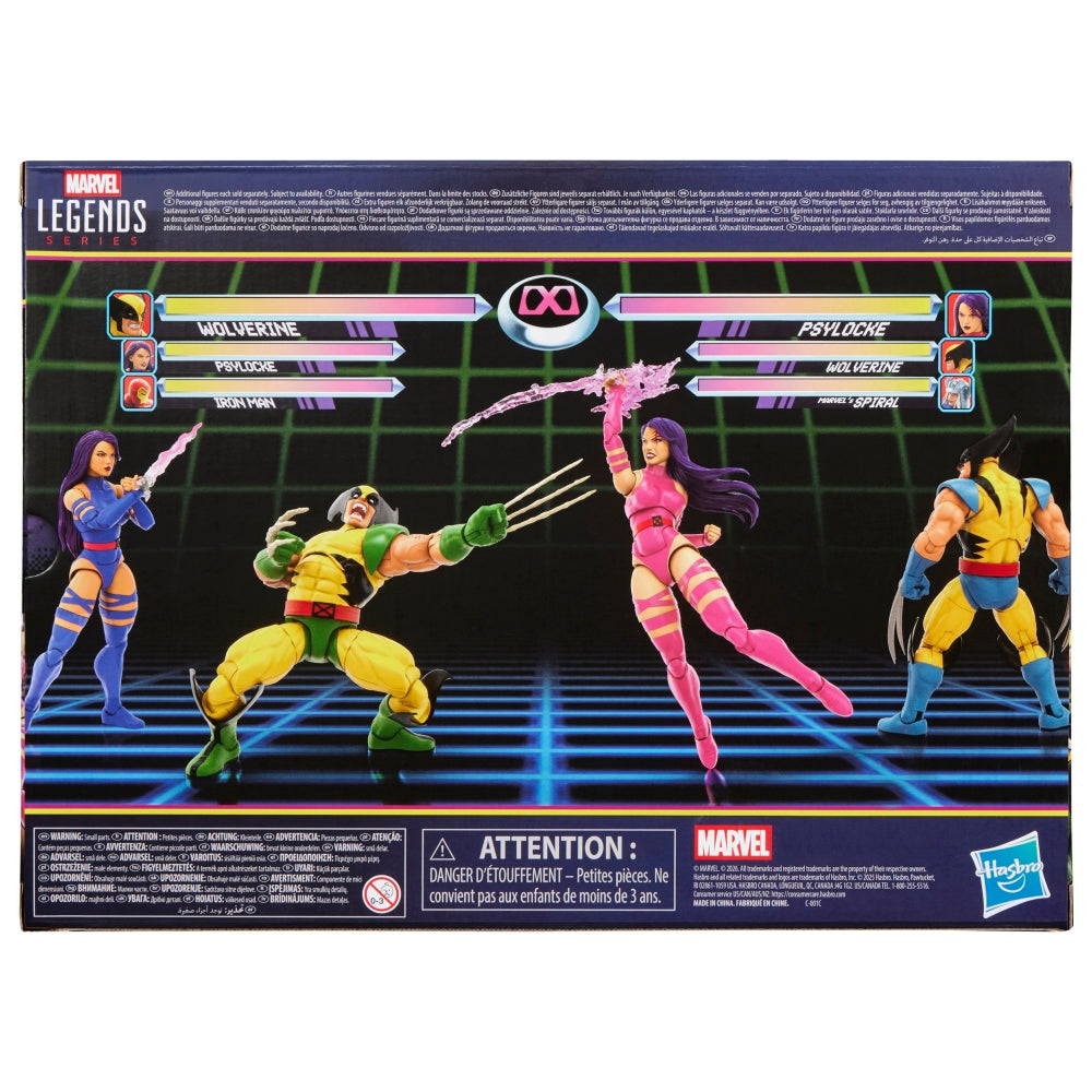 Marvel Legends Series Marvel Games Wolverine vs Psylocke