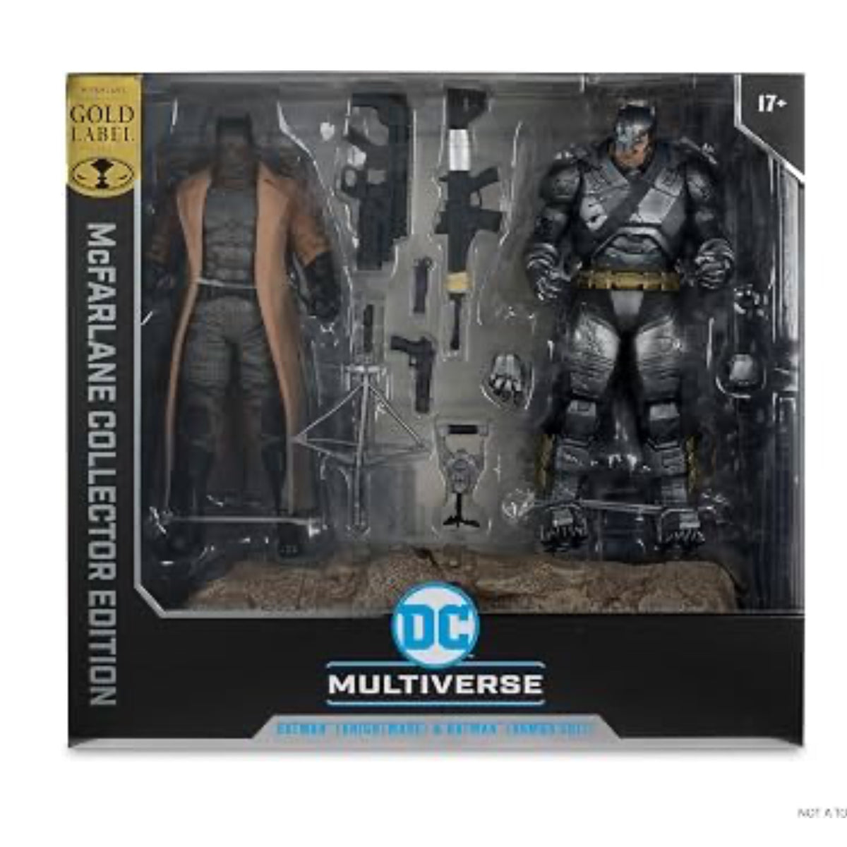 DC Multiverse Collector Edition 2-Pack Knightmare Batman & Armored Batman (BvS) (Gold Label)