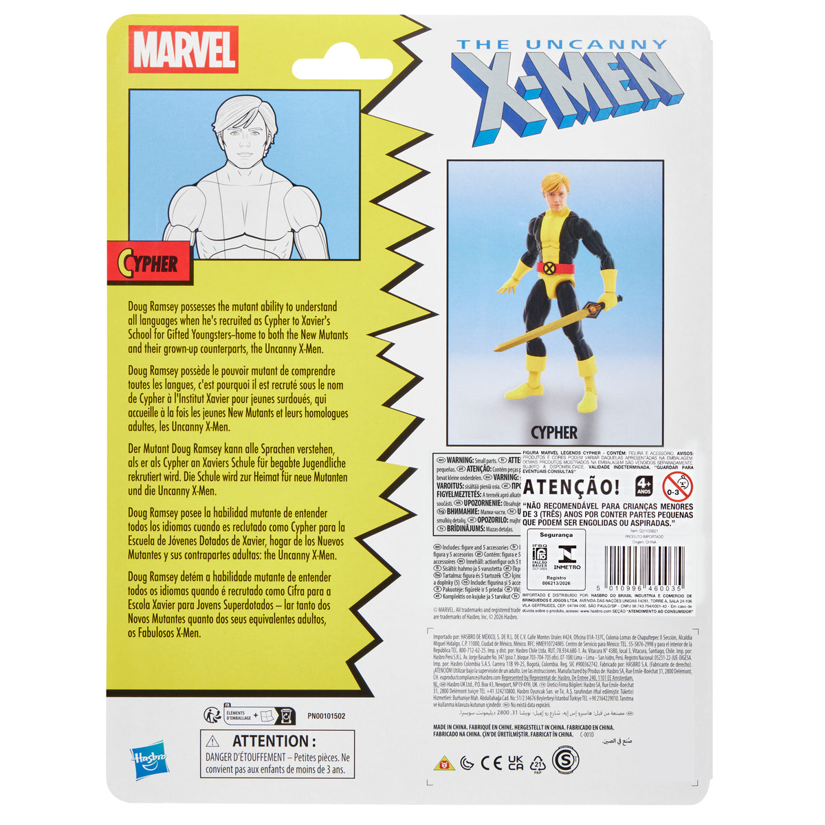 Marvel Legends Series New Mutants Cypher
