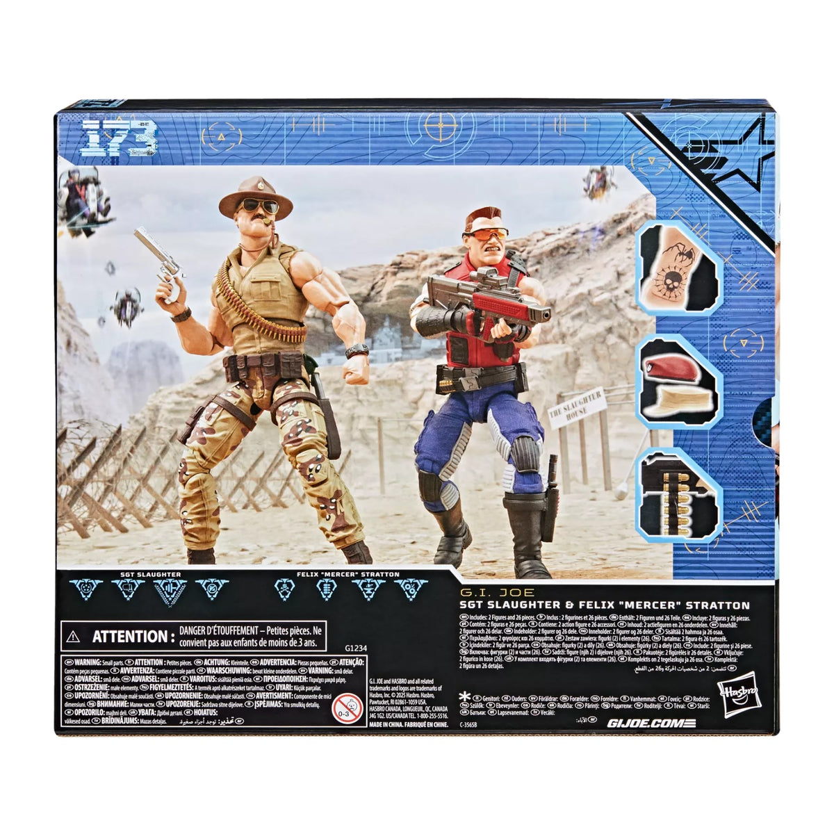 G.I. Joe Classified Series #173, Sgt Slaughter & Felix "Mercer" Stratton