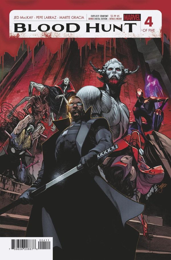 BLOOD HUNT (2024) #4 (OF 5) – RED BAND EDITION [POLYBAGGED]