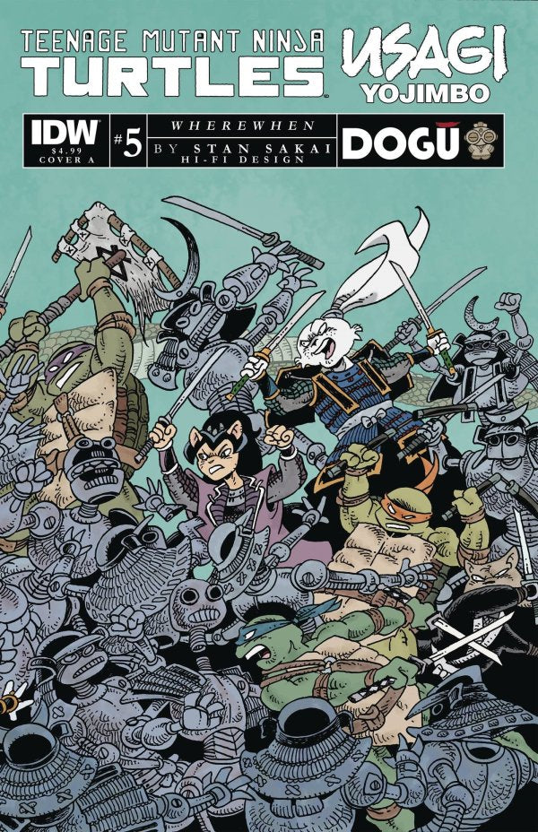 TEENAGE MUTANT NINJA TURTLES/USAGI YOJIMBO: WHEREWHEN #5 (2023)