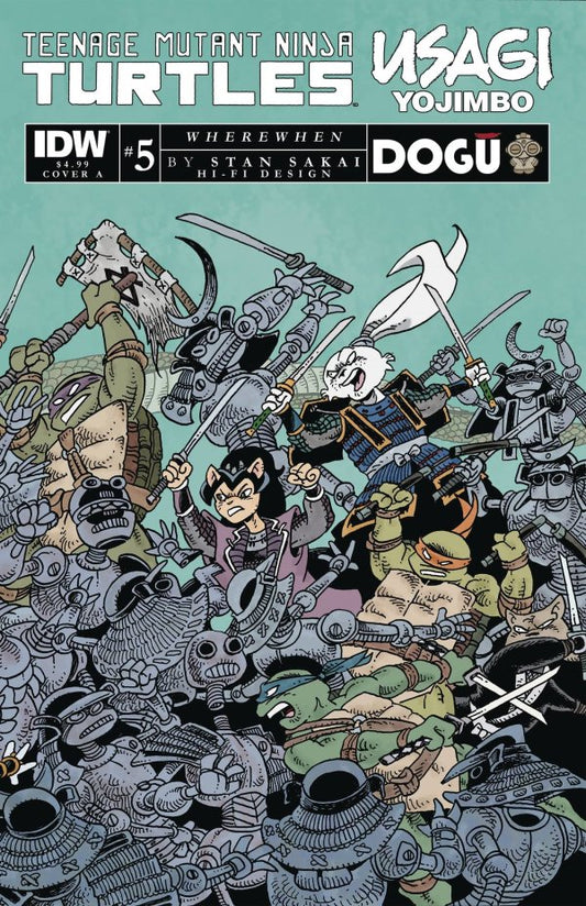TEENAGE MUTANT NINJA TURTLES/USAGI YOJIMBO: WHEREWHEN #5 (2023)