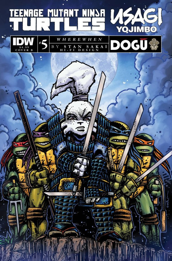 TEENAGE MUTANT NINJA TURTLES/USAGI YOJIMBO: WHEREWHEN #5 (2023)