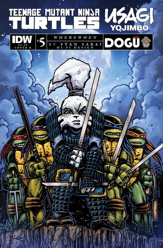 TEENAGE MUTANT NINJA TURTLES/USAGI YOJIMBO: WHEREWHEN #5 (2023)