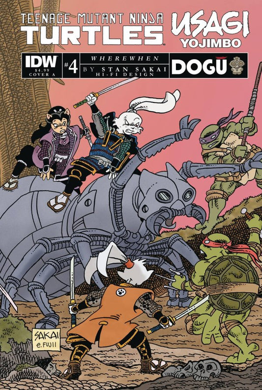 TEENAGE MUTANT NINJA TURTLES/USAGI YOJIMBO: WHEREWHEN #4 (2023)