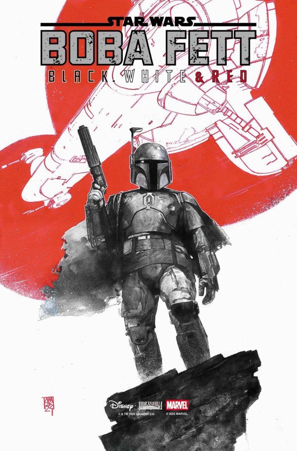 STAR WARS: BOBA FETT – BLACK, WHITE & RED #1