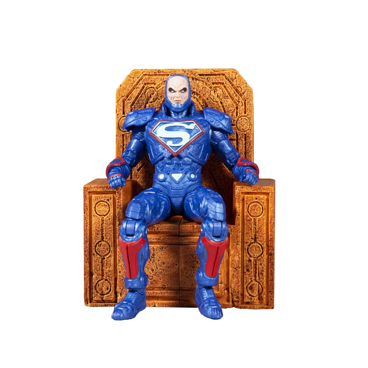 DC Multiverse Lex Luthor Power Suit Blue: Justice League: The Darkseid War
