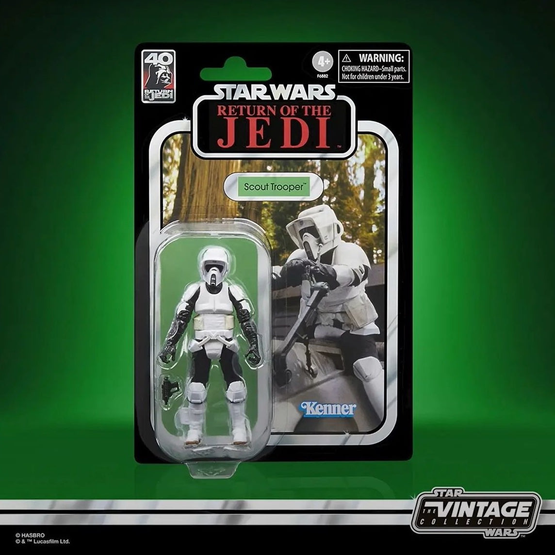 Star Wars The Vintage Collection Vehicles: Speeder Bike & Scout Trooper