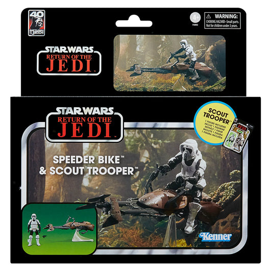 Star Wars The Vintage Collection Vehicles: Speeder Bike & Scout Trooper