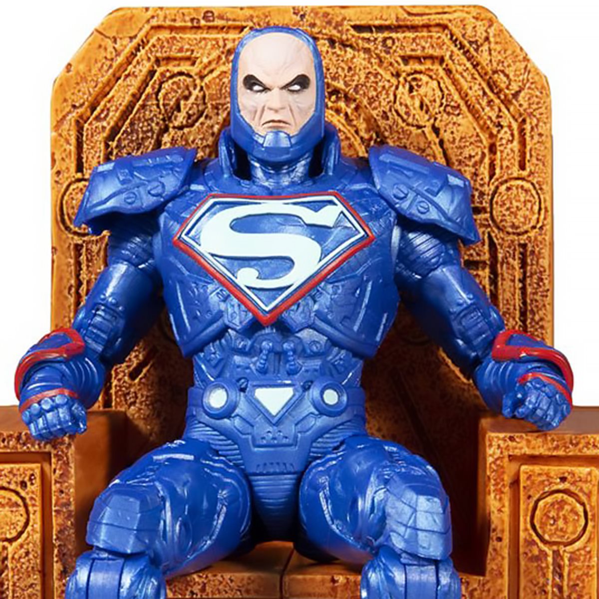 DC Multiverse Lex Luthor Power Suit Blue: Justice League: The Darkseid War
